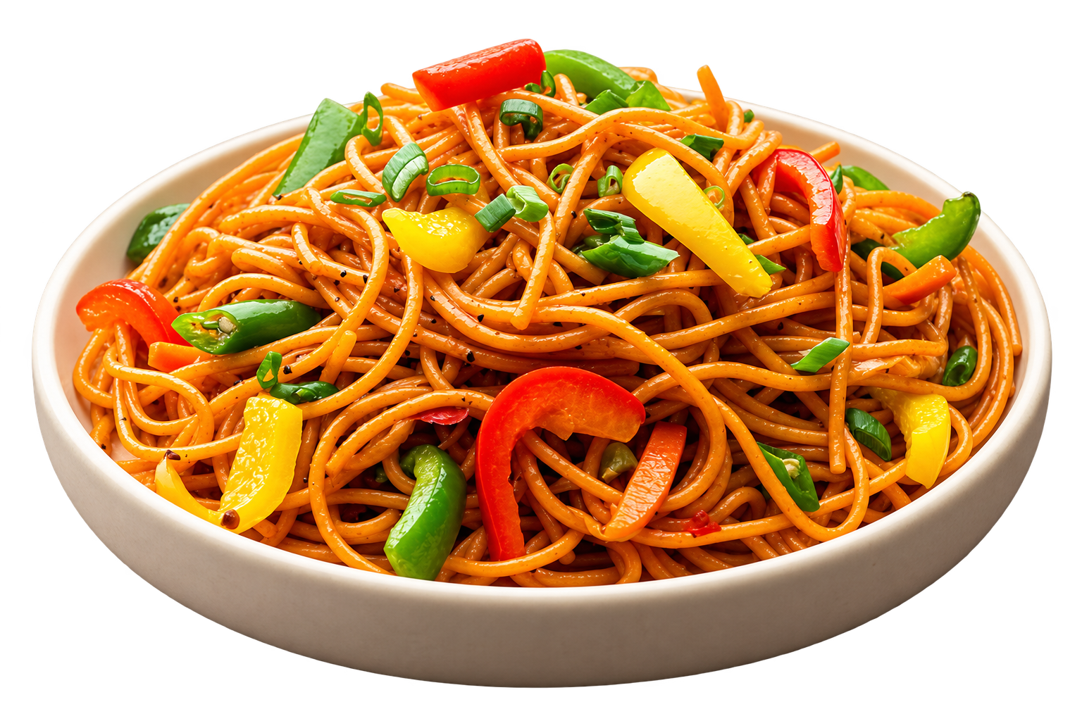 Innila Hakka Noodles freshly cooked in a bowl